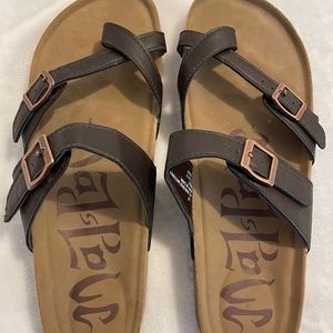 Mad Love Sandals Brown